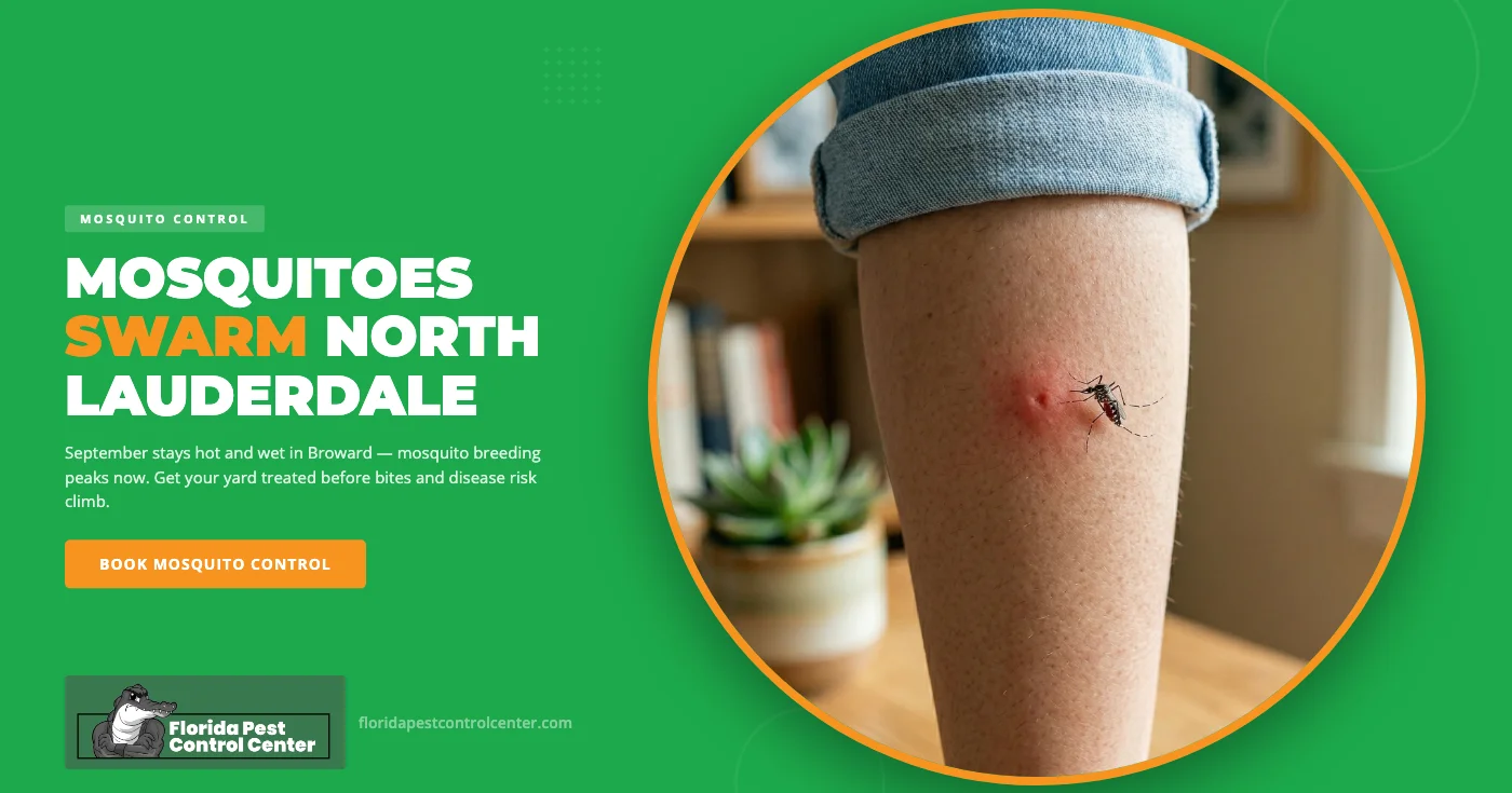 Why September Is Still Peak Mosquito Season in North Lauderdale, FL — and How to Protect Your Yard