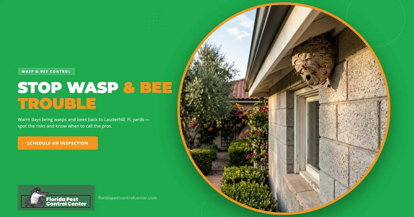 Why Wasp and Yellow Jacket Nests Peak in Lauderhill, FL in September — and How to Stay Safe